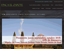 Tablet Screenshot of fincazapote.com